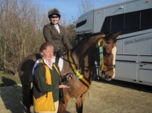 Senior ERC Dressage Championships Winner 2011-12 - Charlotte Ambrose on Funsize